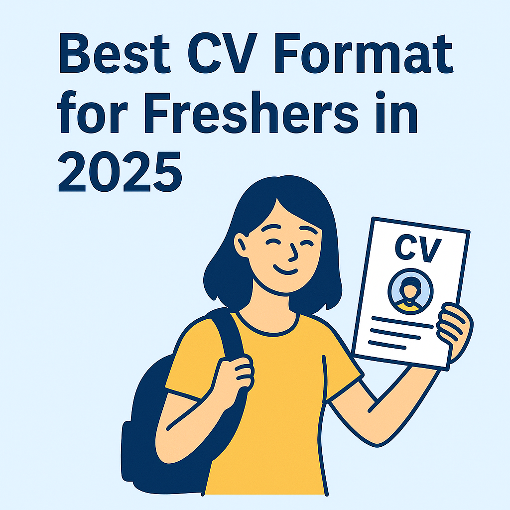 Best CV Format for Freshers in 2025